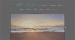 Desktop Screenshot of earthseagallery.com