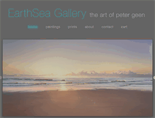 Tablet Screenshot of earthseagallery.com